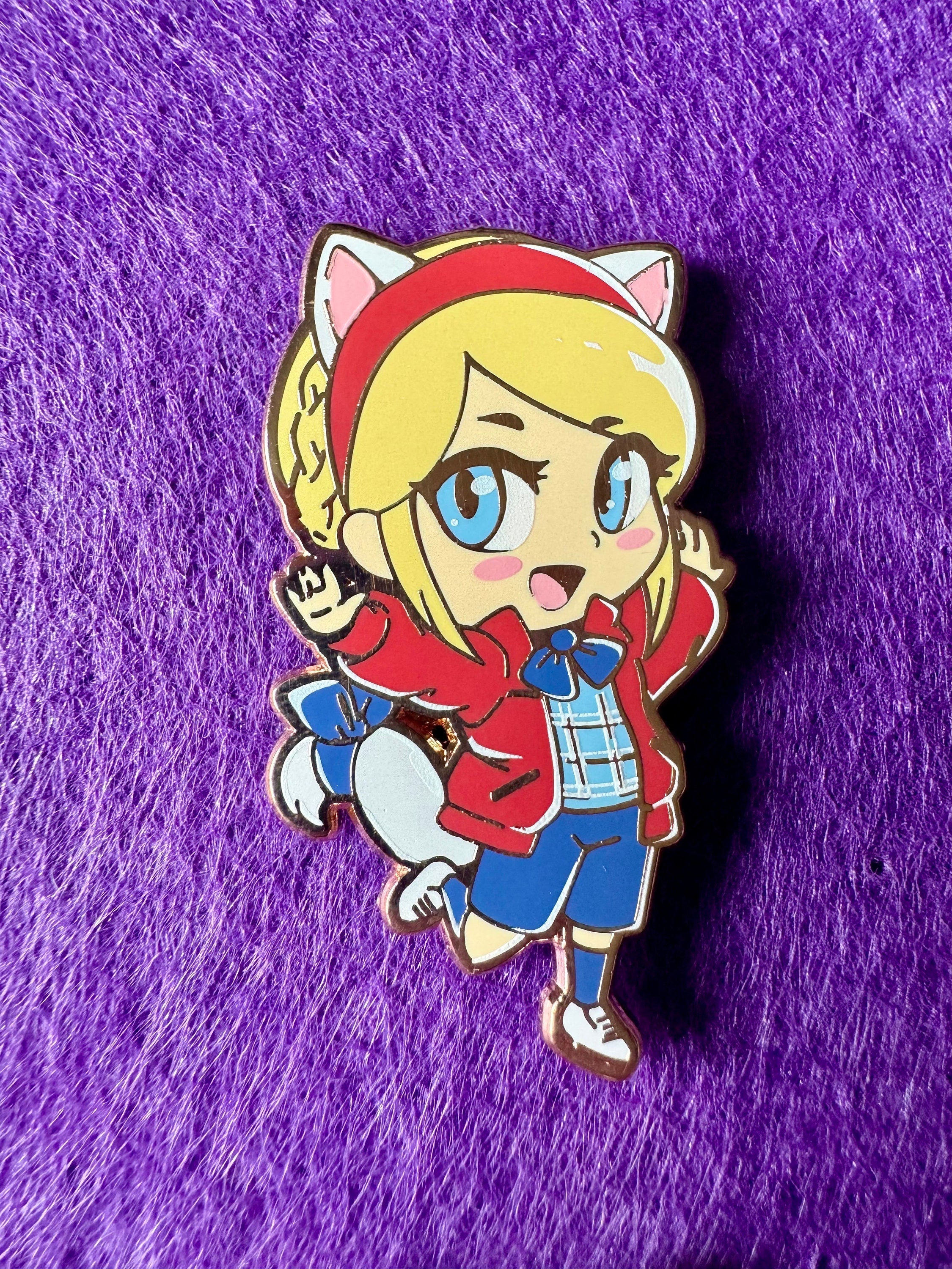 RE2: Kitty edition enamel pins