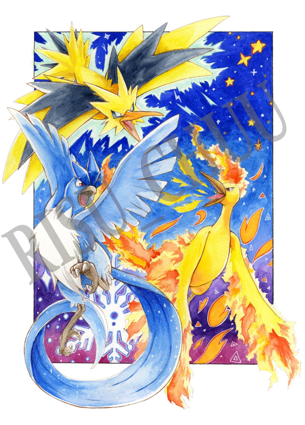 Articuno Zapdos and moltres