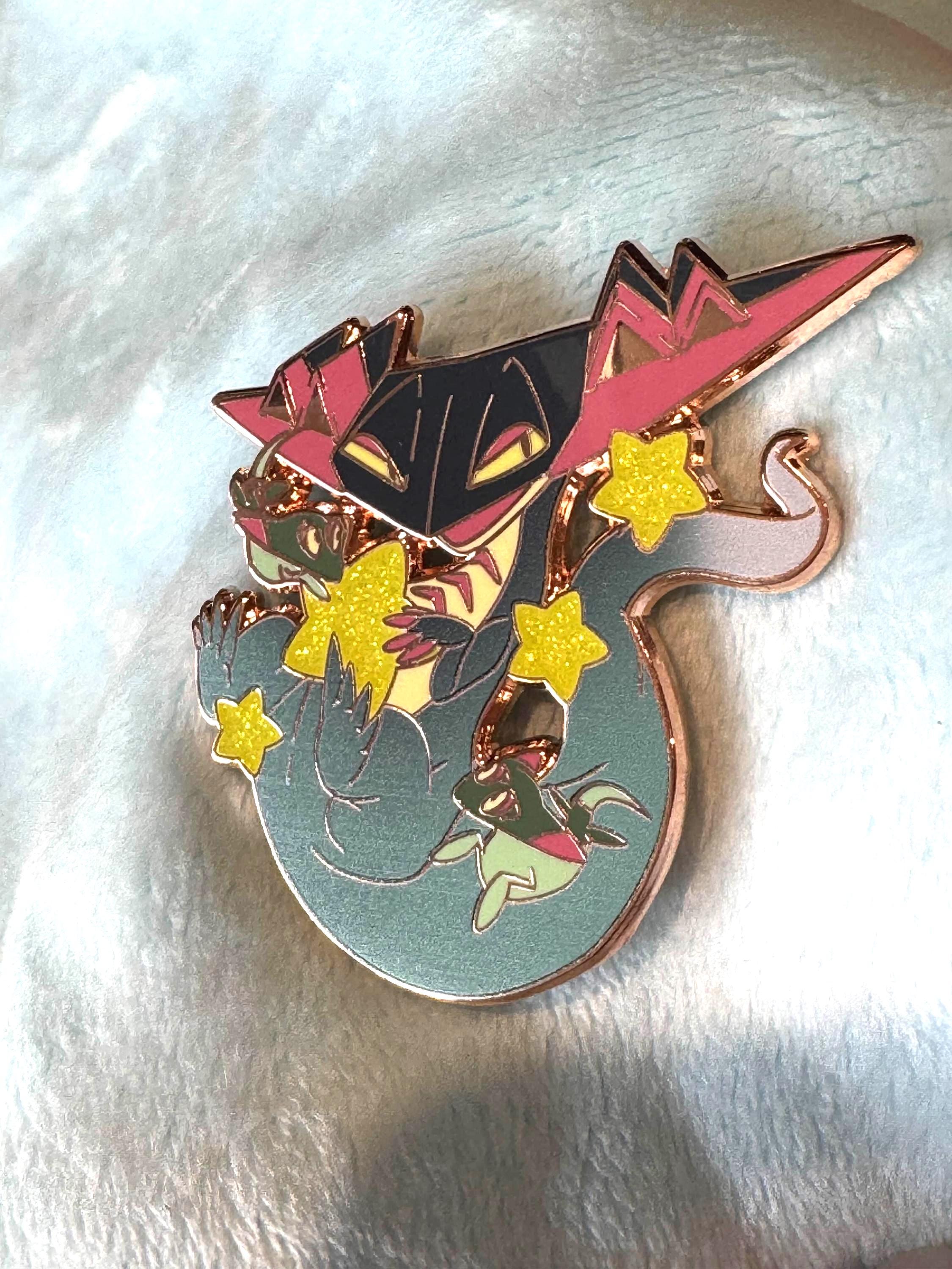 Dragapult enamel pin