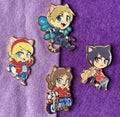 RE2: Kitty edition enamel pins