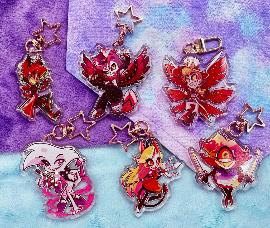 Hazbin chibi charms
