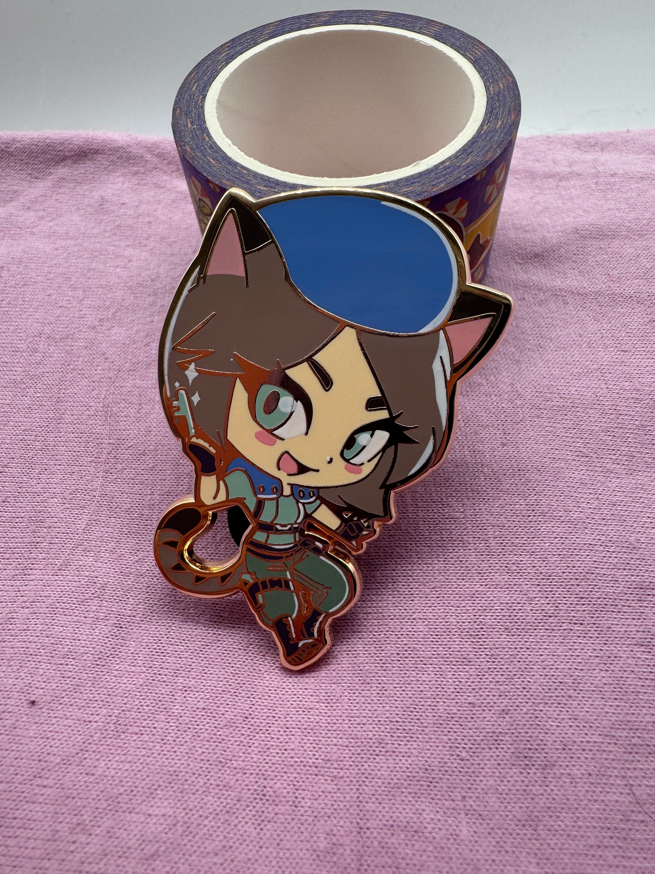 RE1: Kitty edition enamel pins