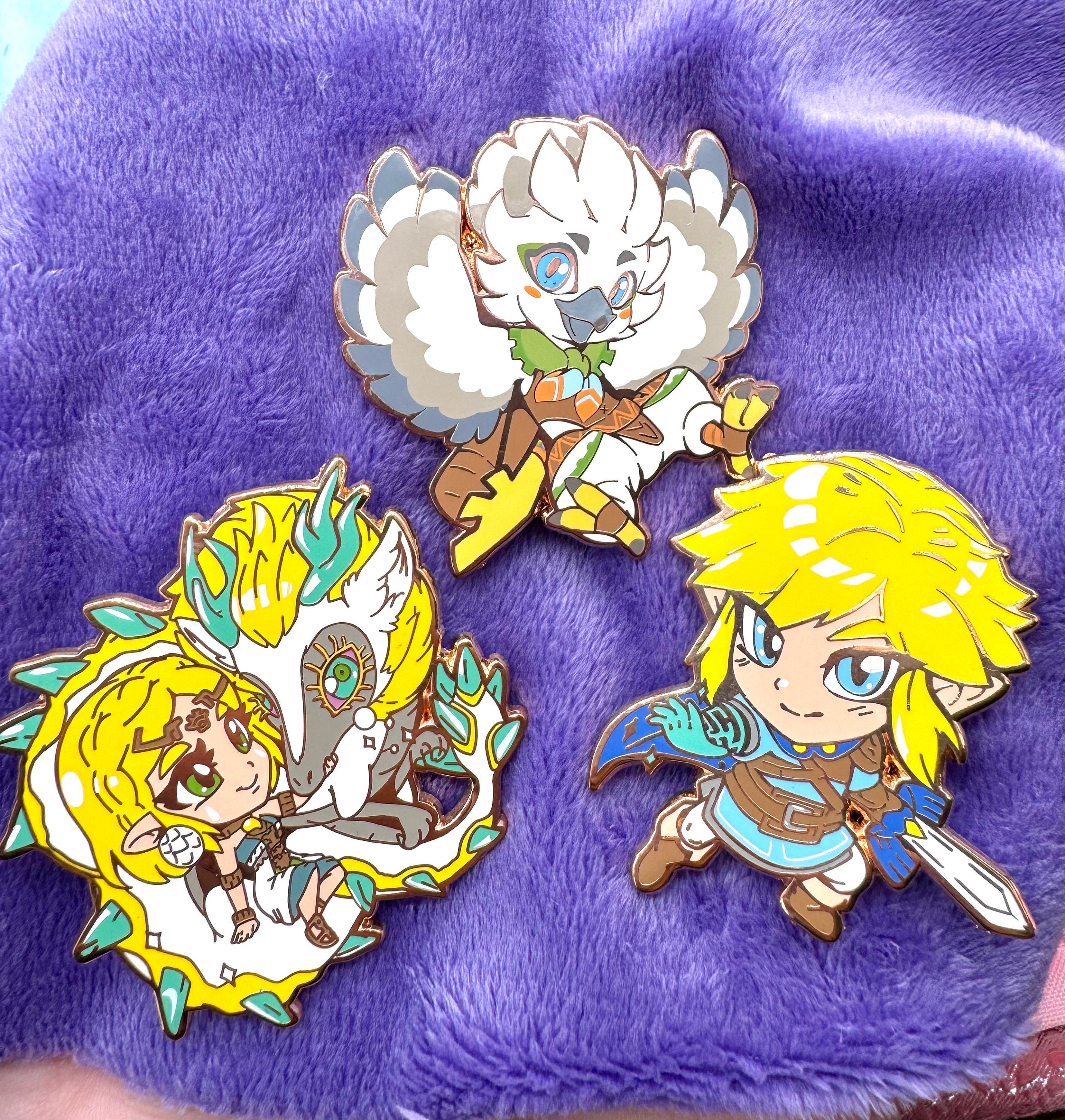 Zelda inspired Hard Enamel pins