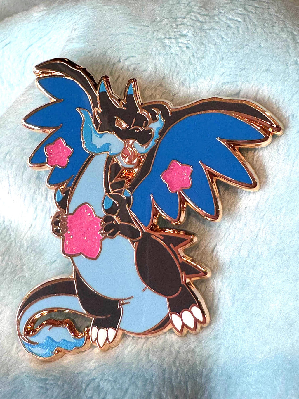 Mega Charizard x enamel pin