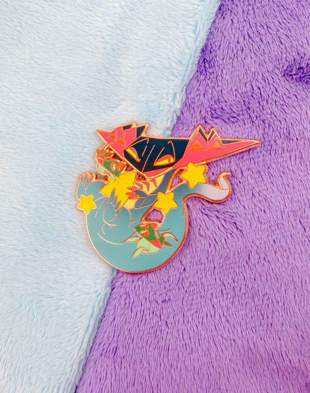 Dragapult enamel pin