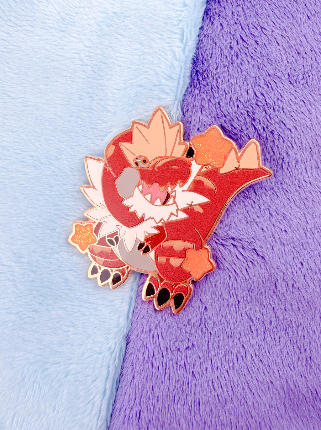 Tyrantrum enamel pin