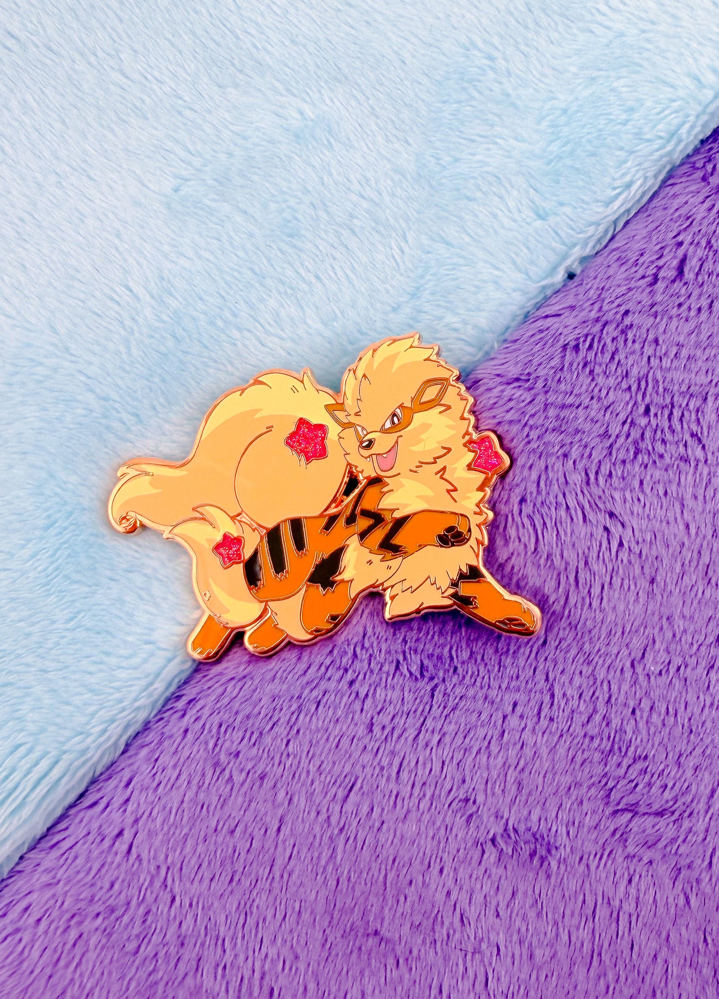 Arcanine enamel pin