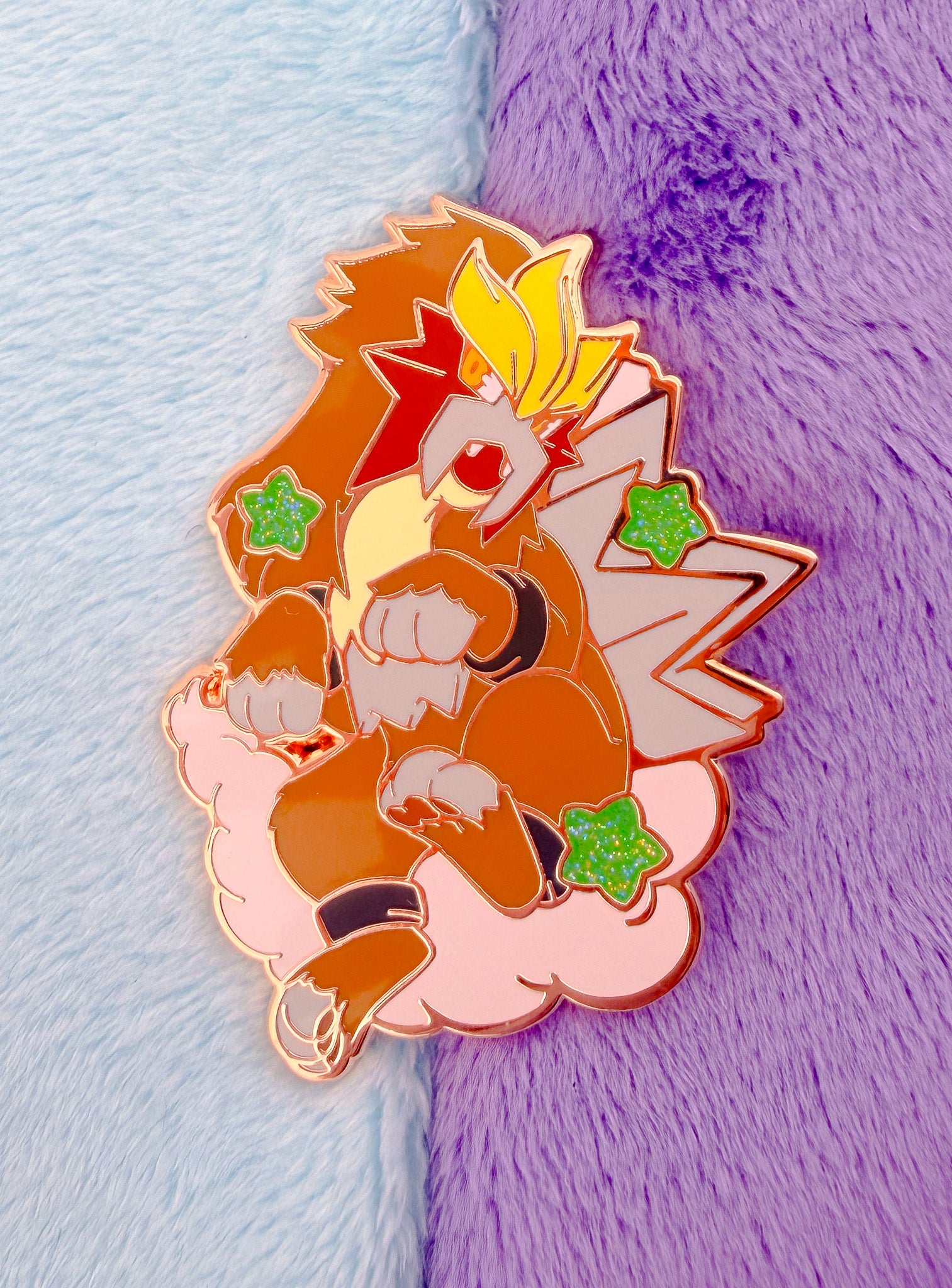 Entei enamel pin