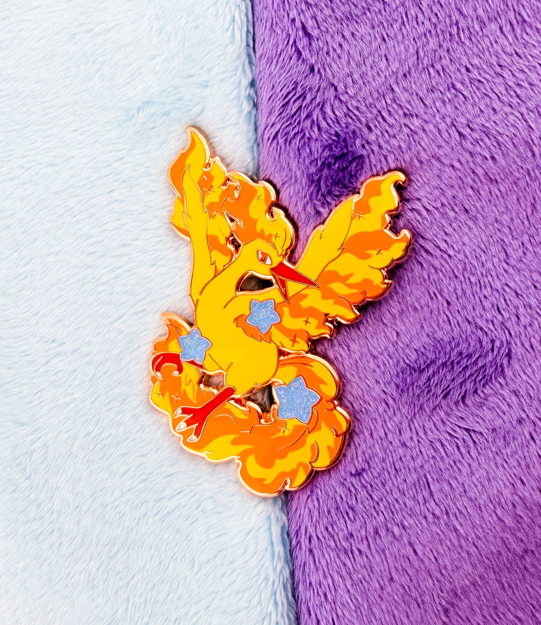 Moltres enamel pin