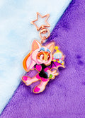 Cream Keyring