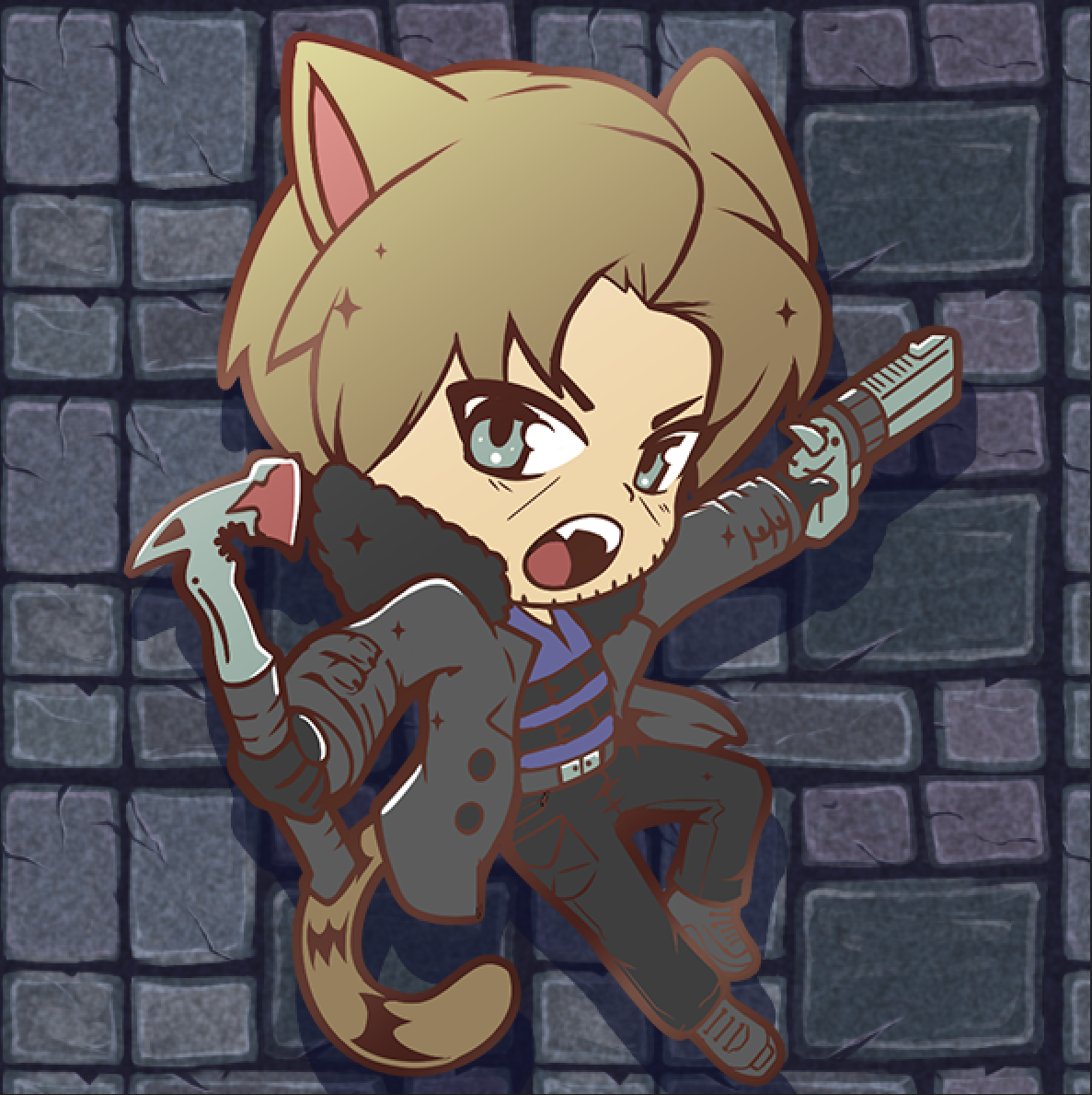 RE9: Kitty edition enamel pins (Preorder not avail in the US yet)