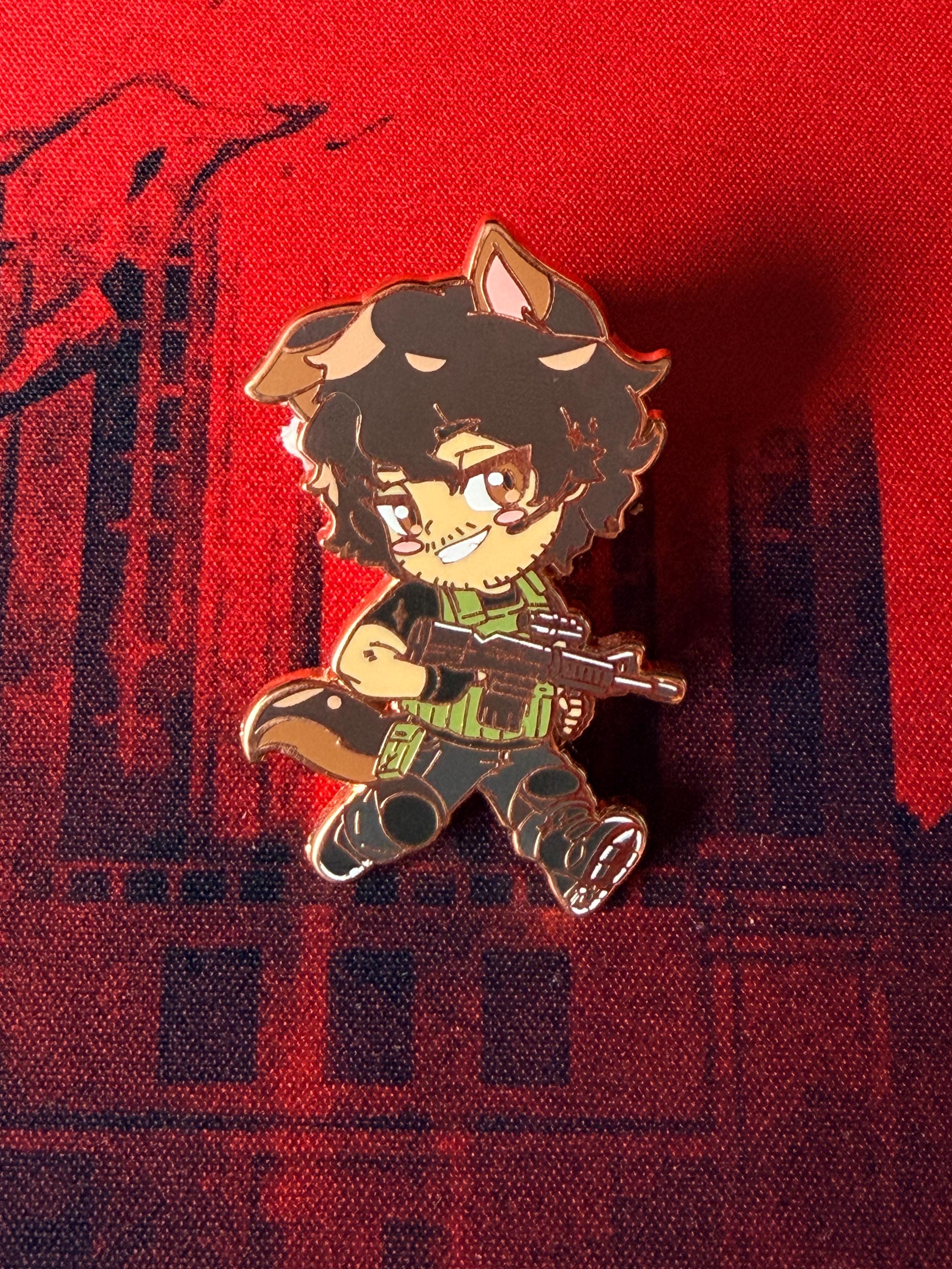 RE3: Kitty edition enamel pins