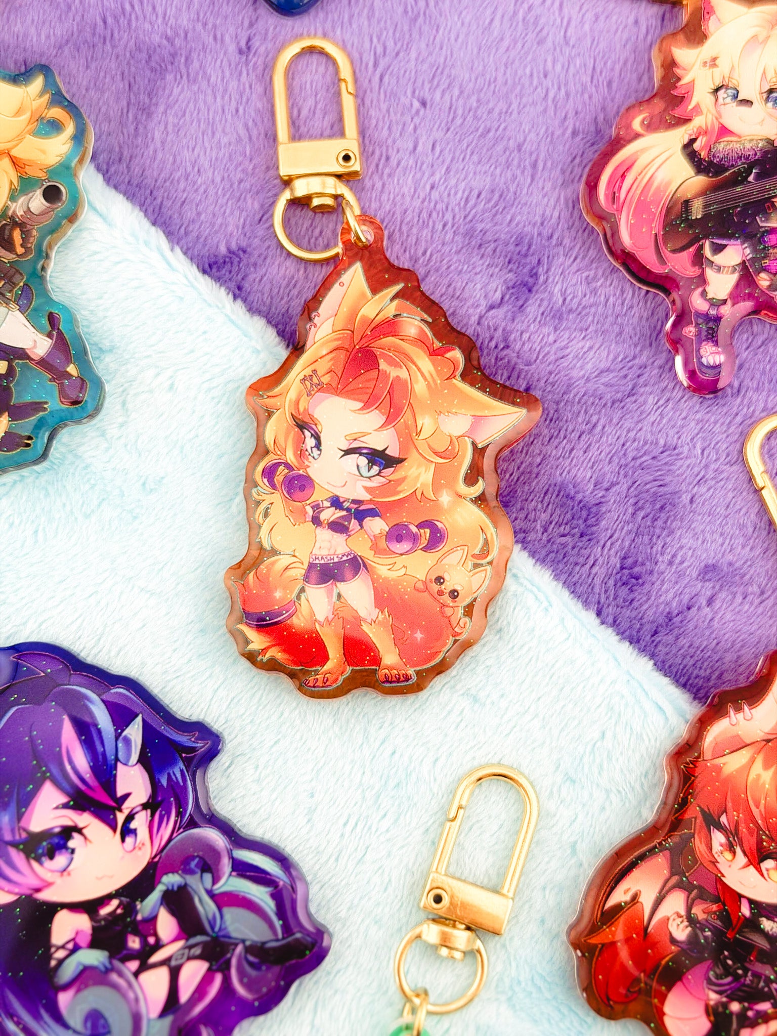 Buffpup keyring
