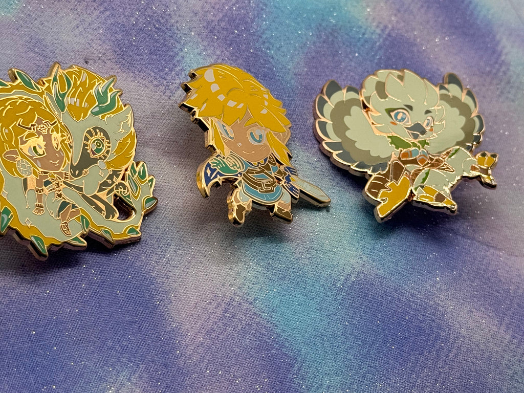 Zelda inspired Hard Enamel pins