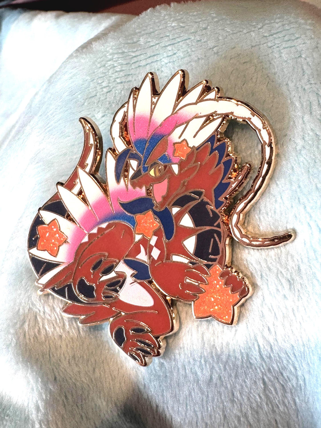 Koraidon enamel pin