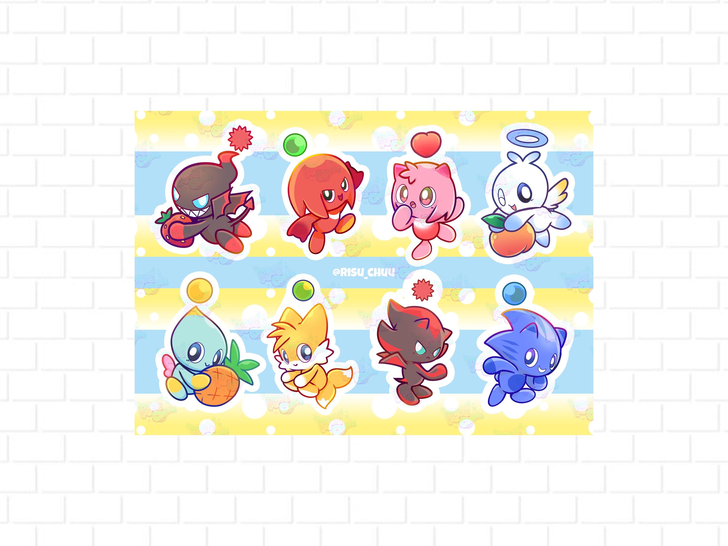 Chao sticker sheet