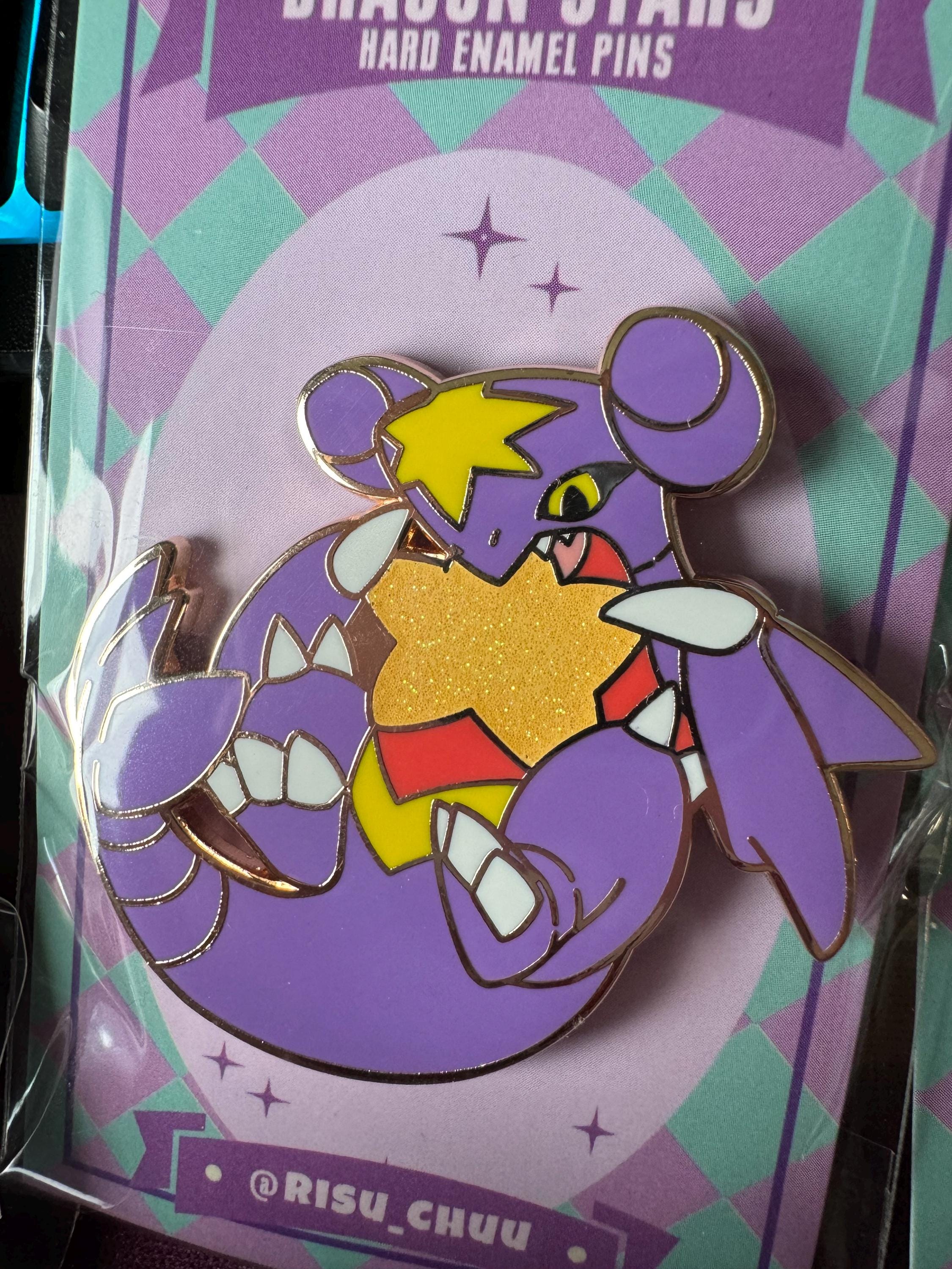 Garchomp enamel pin