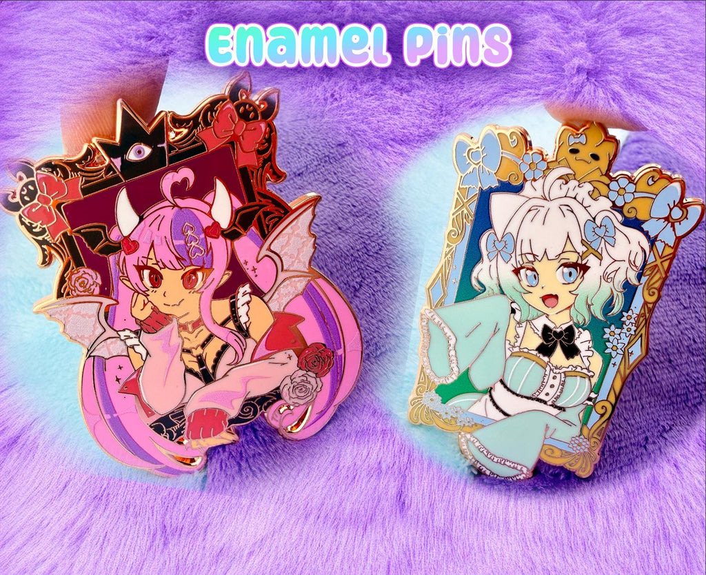 Vtuber Enamel pins