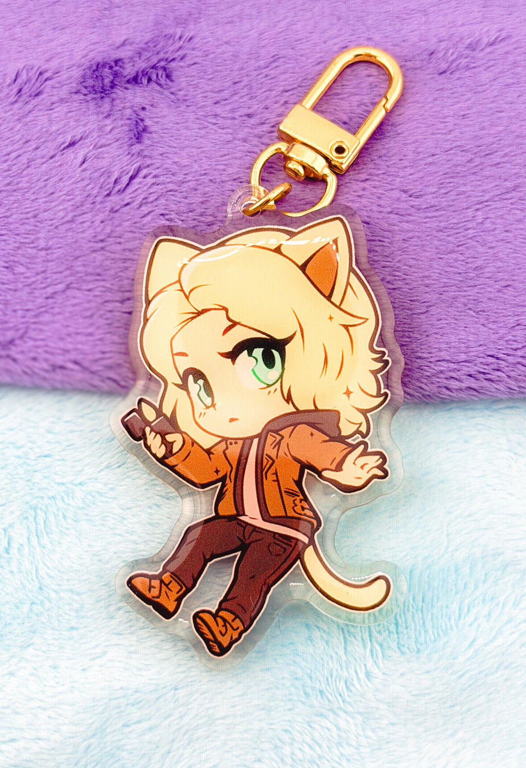 Re9: chibi cats Keyrings