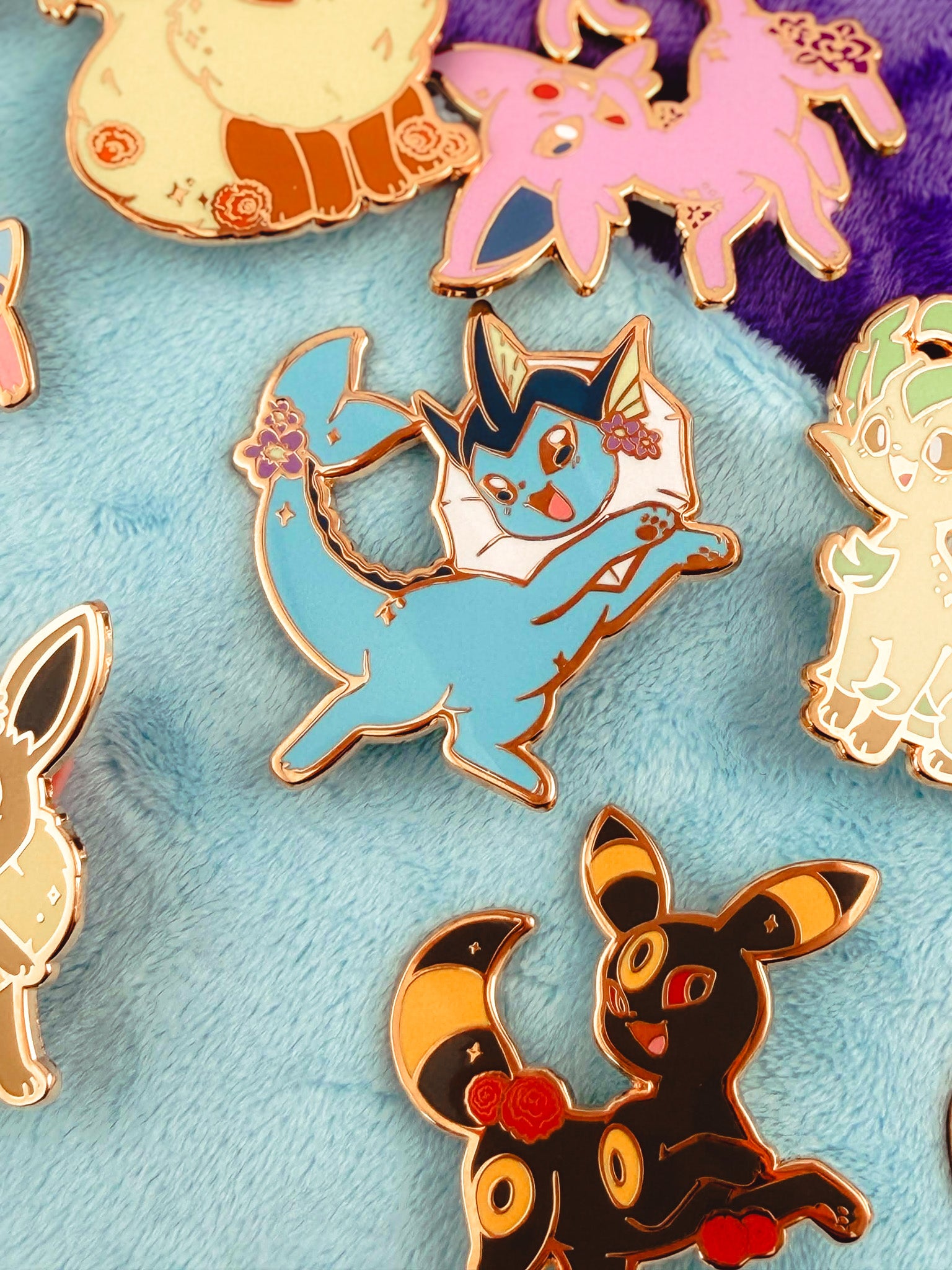 Vaporeon enamel pin